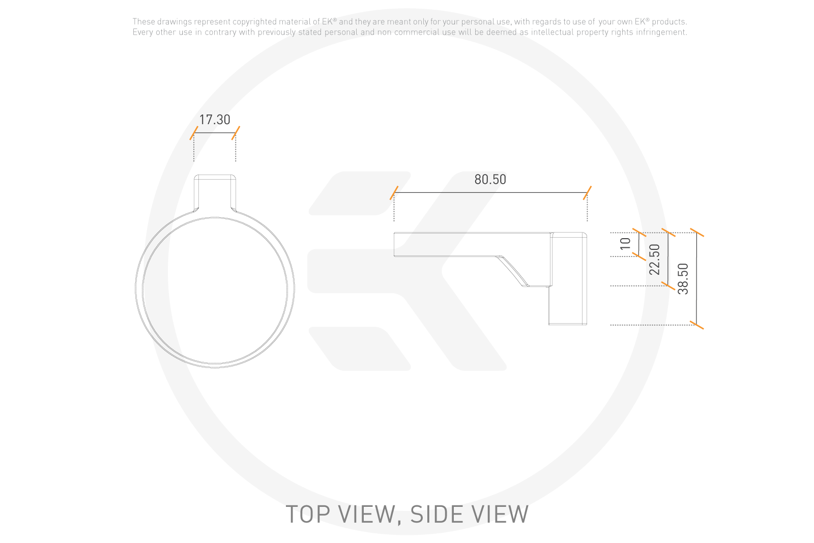 Датчик уровня для СЖО EKWB EK-Loop Connect Level Sensor TBE 60 (3831109818176)