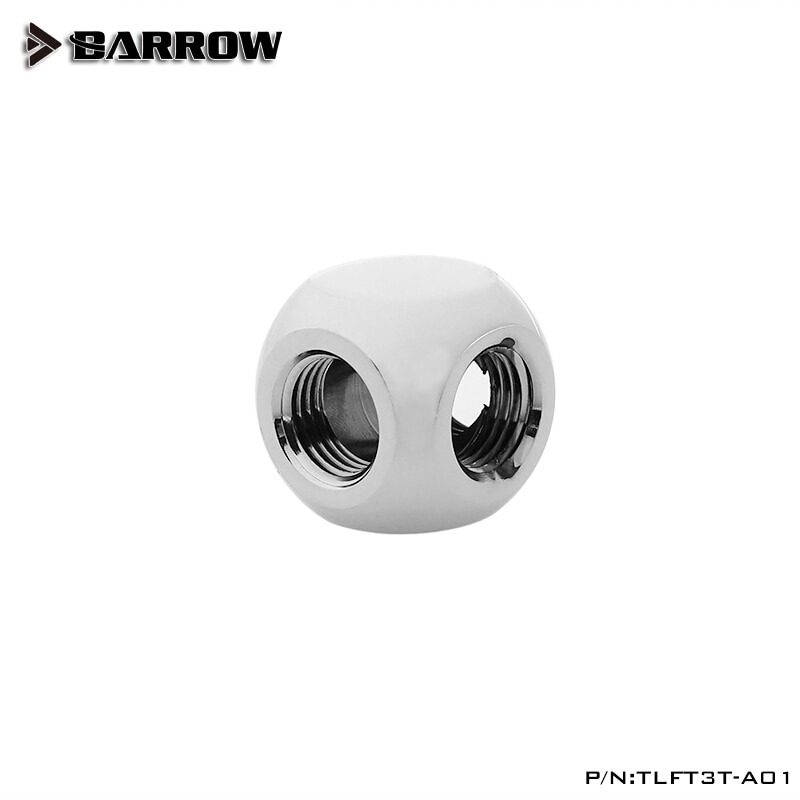 Разветвитель для СЖО Barrow TLFT3T-A01 White Silver (BA3167)