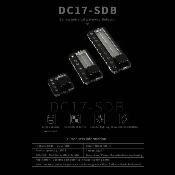 Помпа для СЖО Barrow DC17-SDB 120 White (BA3248)