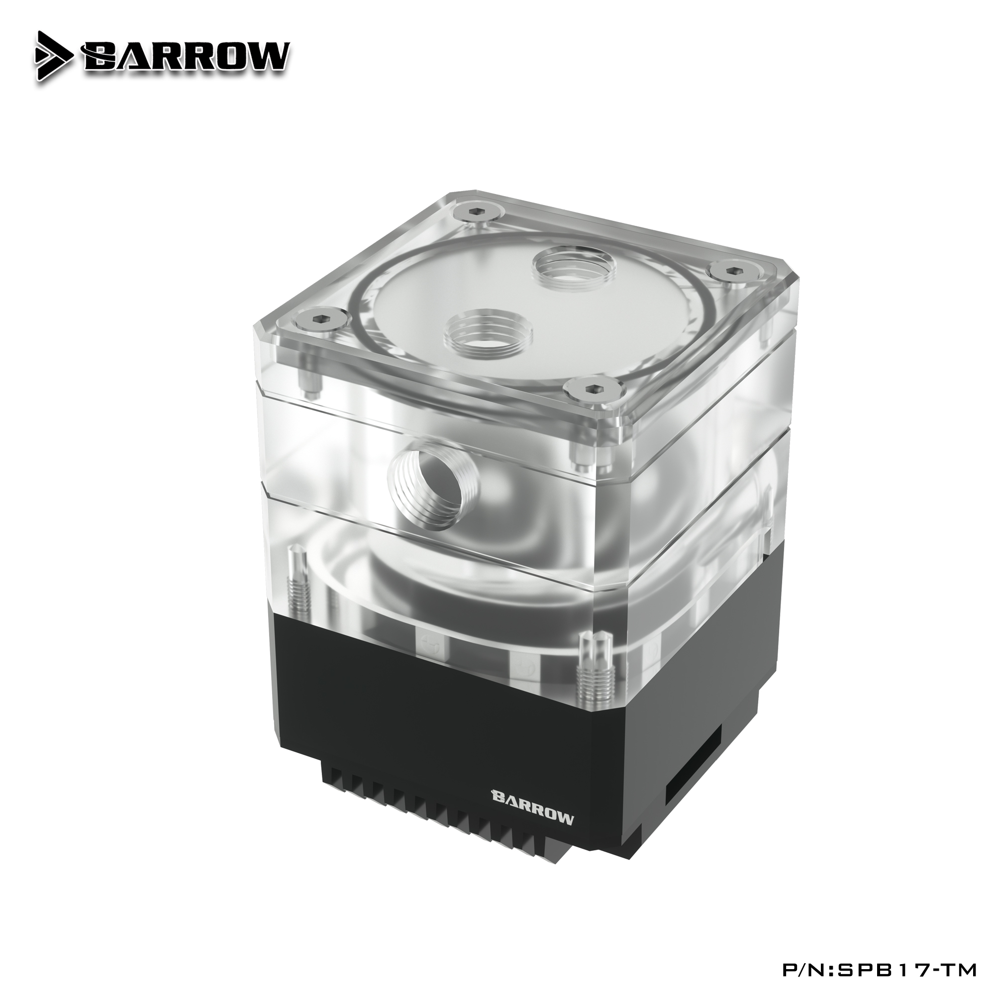 Резервуар с помпой для СЖО Barrow SPB17-TM Black (BA2791)