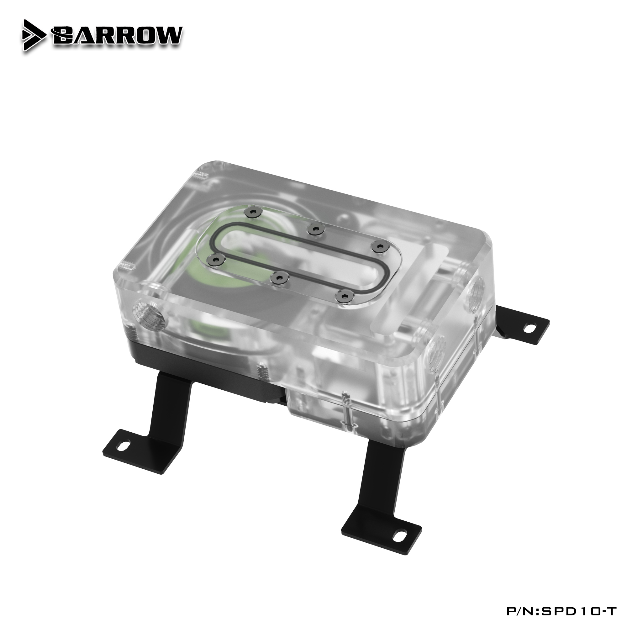 Резервуар с помпой для СЖО Barrow SPD10-T Glacial White (BA3099)