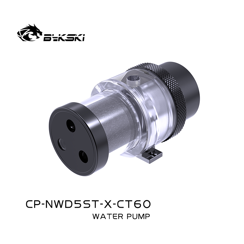Резервуар с помпой для СЖО Bykski CP-NWD5-X-CT60-V3 RBW-5V 60MM Black (C8-0176)