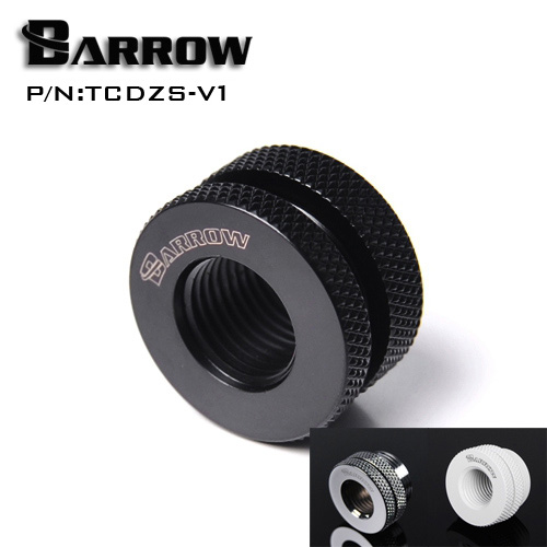 Проходной фитинг Barrow TCDZS-V1 Black (BA1194)
