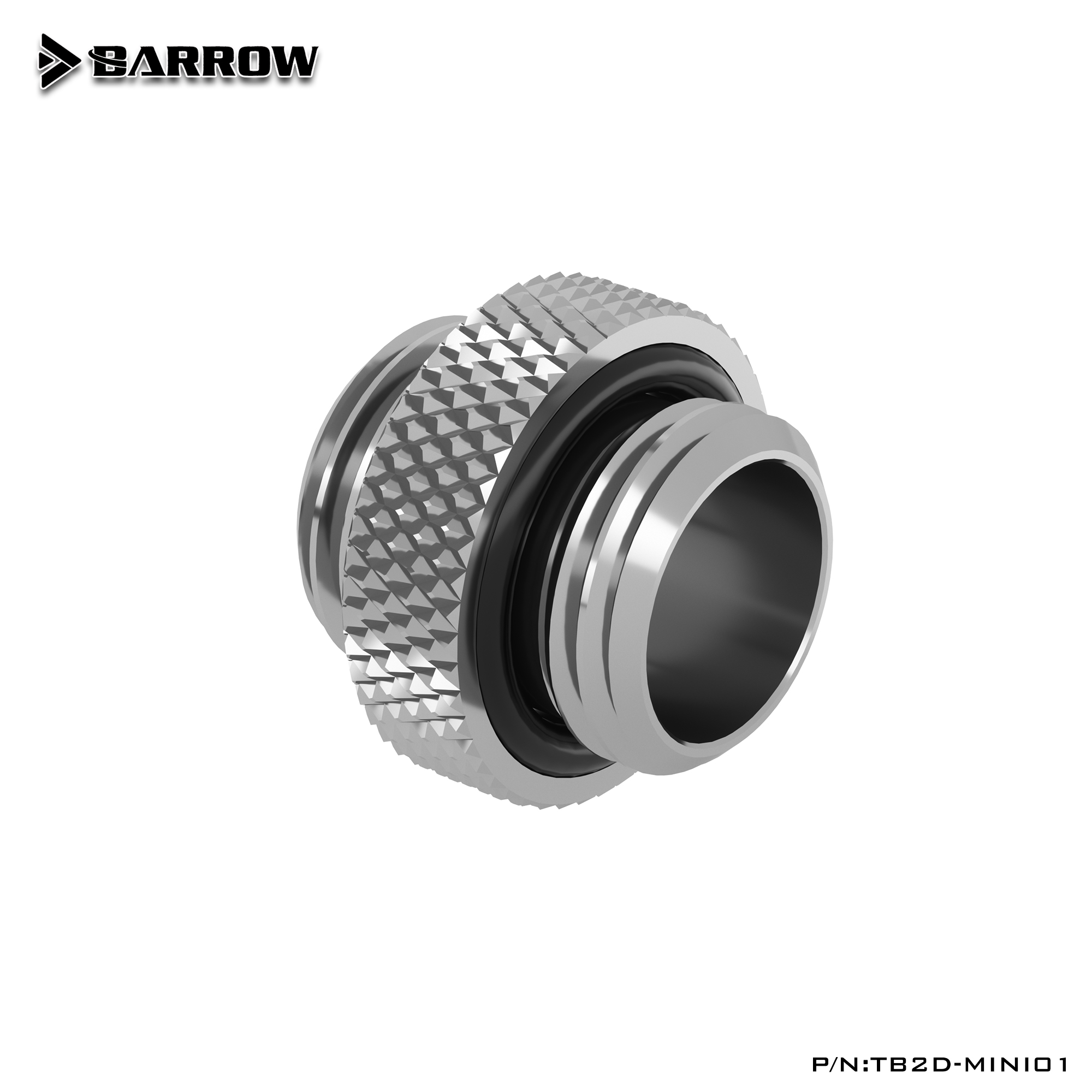 Прямой фитинг Barrow TB2D-MINI01 Silver