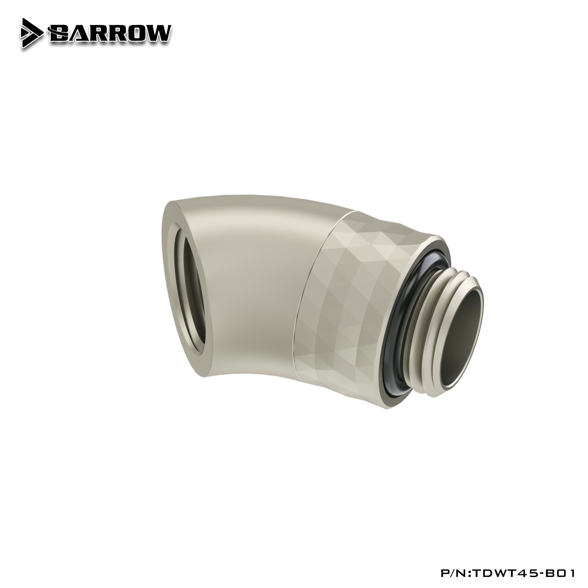 Прямой фитинг Barrow TSSXK-B01 Silver (BA1780)