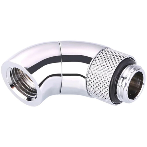 Угловой фитинг для СЖО Barrowch FBFTWT90-V2 Silver (CH0918)