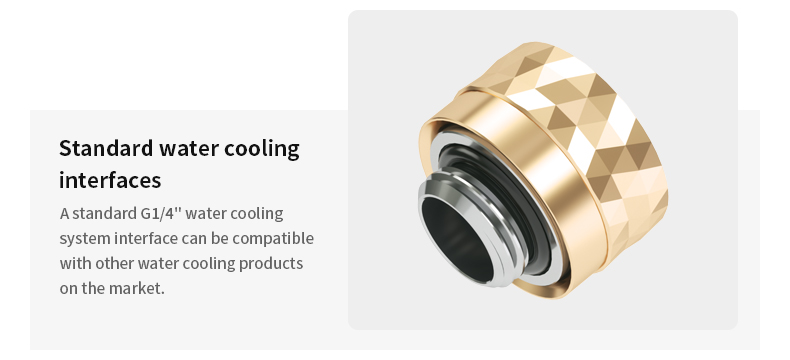 Фитинг для СЖО Barrow TDKN-T14 White Silver (BA3161)