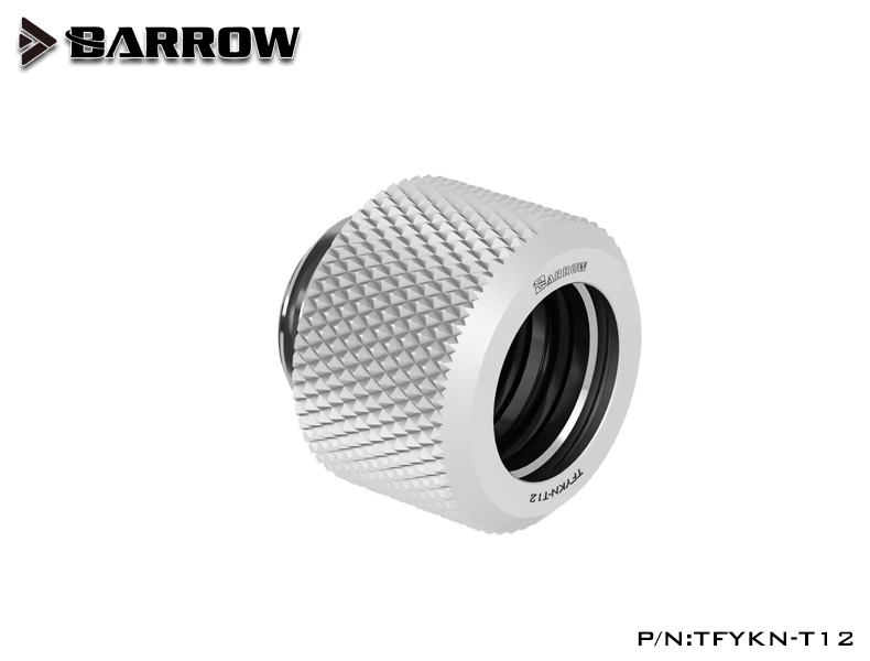 Фитинг для СЖО Barrowch FBYKN-T12 V1 Silver (300153)