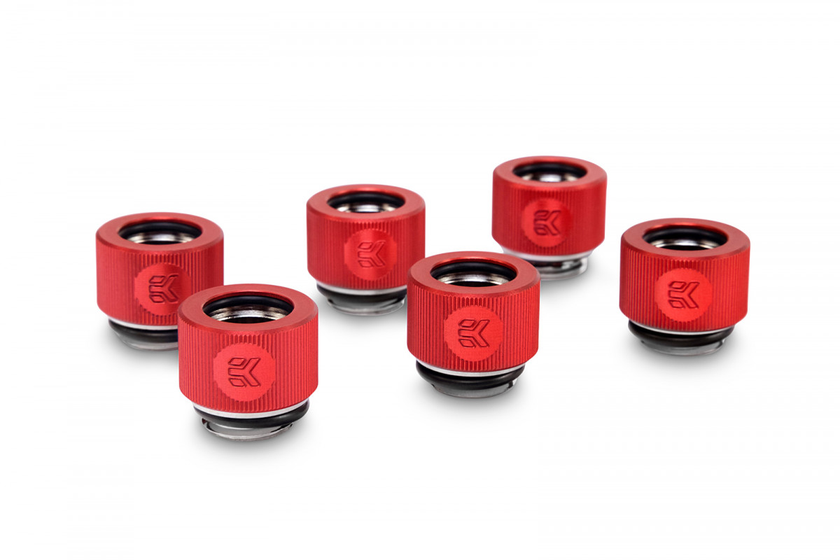 Фитинг для СЖО EKWB EK-HDC Fitting 12mm Red (4-pack) (3830046992567)