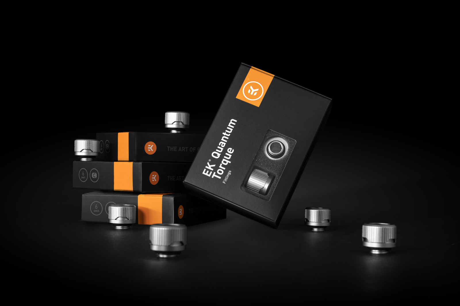 Фитинг для СЖО EKWB EK-Quantum Torque STC 12/16 - Satin Titanium