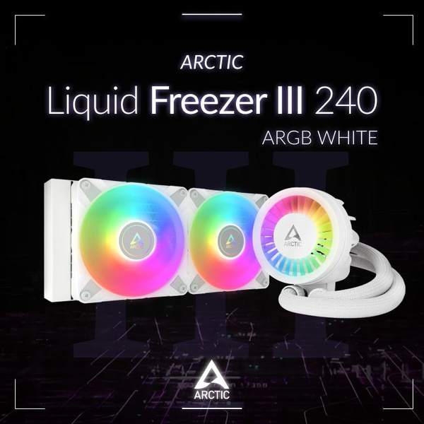 Система жидкостного охлаждения Arctic Liquid Freezer III 240 ARGB White