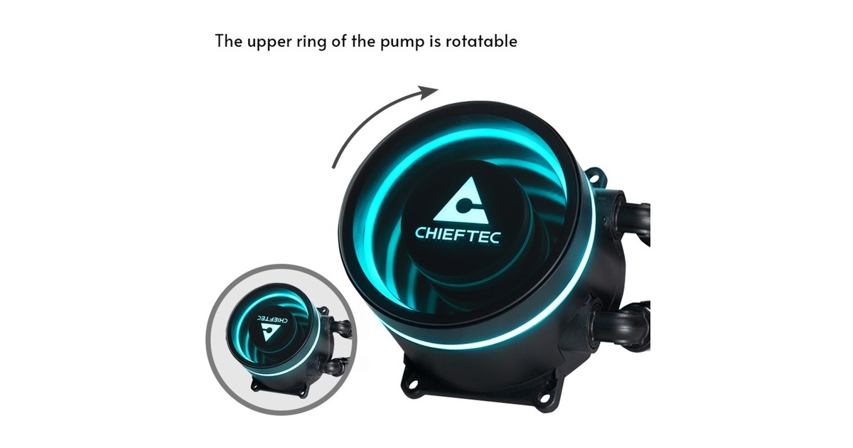 Система жидкостного охлаждения Chieftec Iceberg 240 Dark