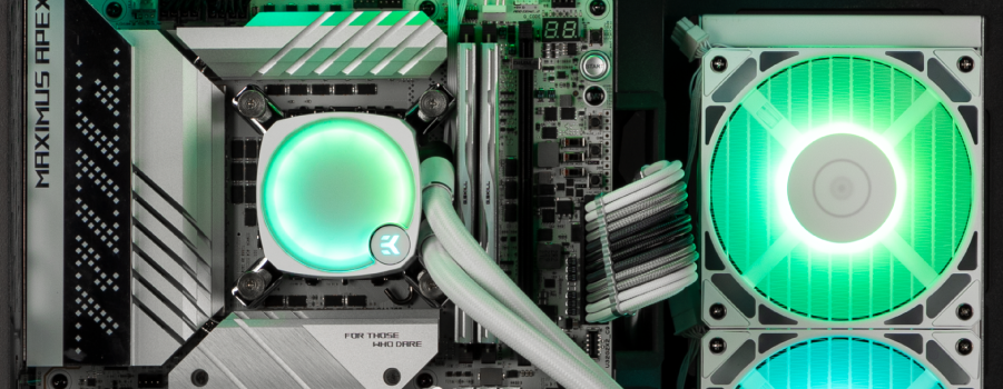 Система жидкостного охлаждения EKWB EK-Nucleus AIO CR360 Lux D-RGB - White