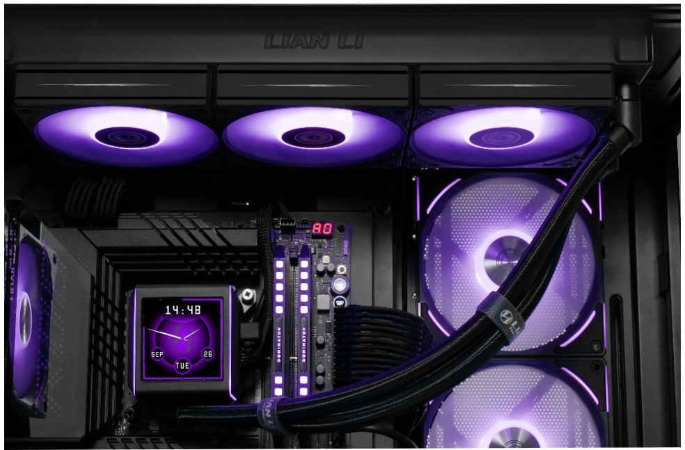 Система жидкостного охлаждения Lian Li GA II LCD 360 White