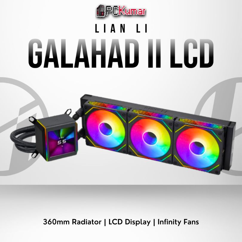 Система жидкостного охлаждения Lian Li GA II LCD SL-Infinity 360 White
