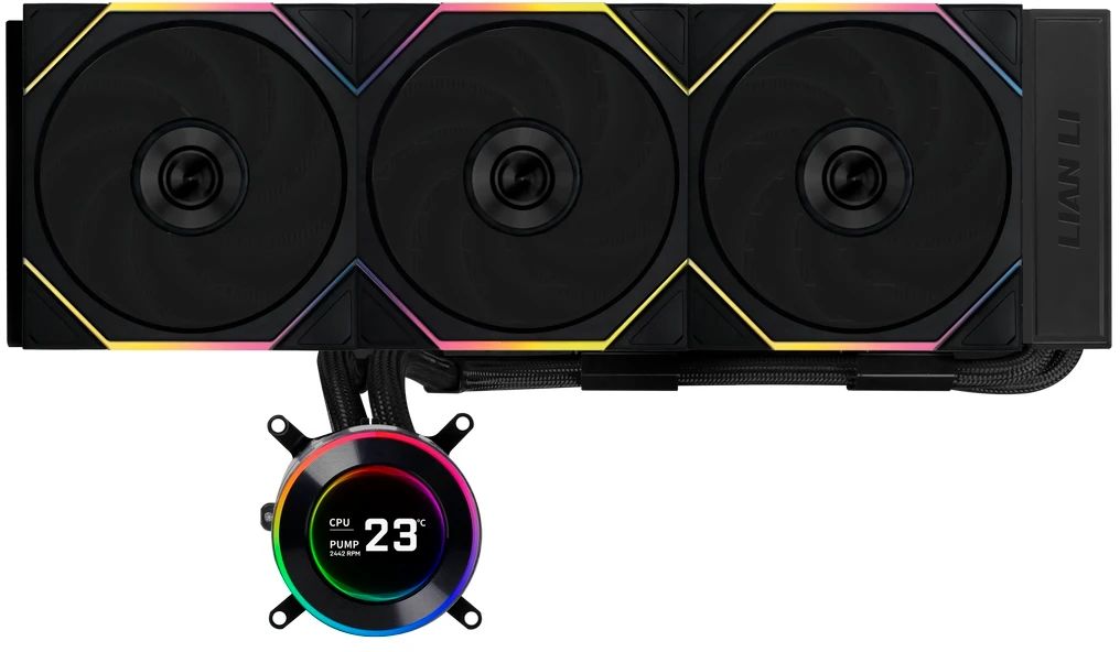 Система жидкостного охлаждения Lian Li HydroShift II LCD-C 360TL Black