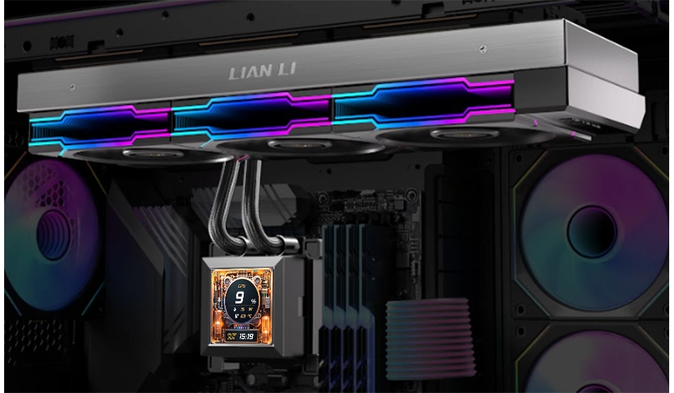 Система жидкостного охлаждения Lian Li HydroShift LCD 360S Black