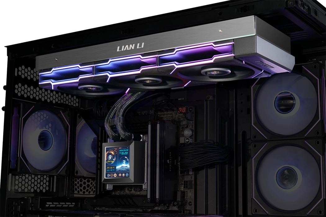 Система жидкостного охлаждения Lian Li HydroShift LCD 360S White