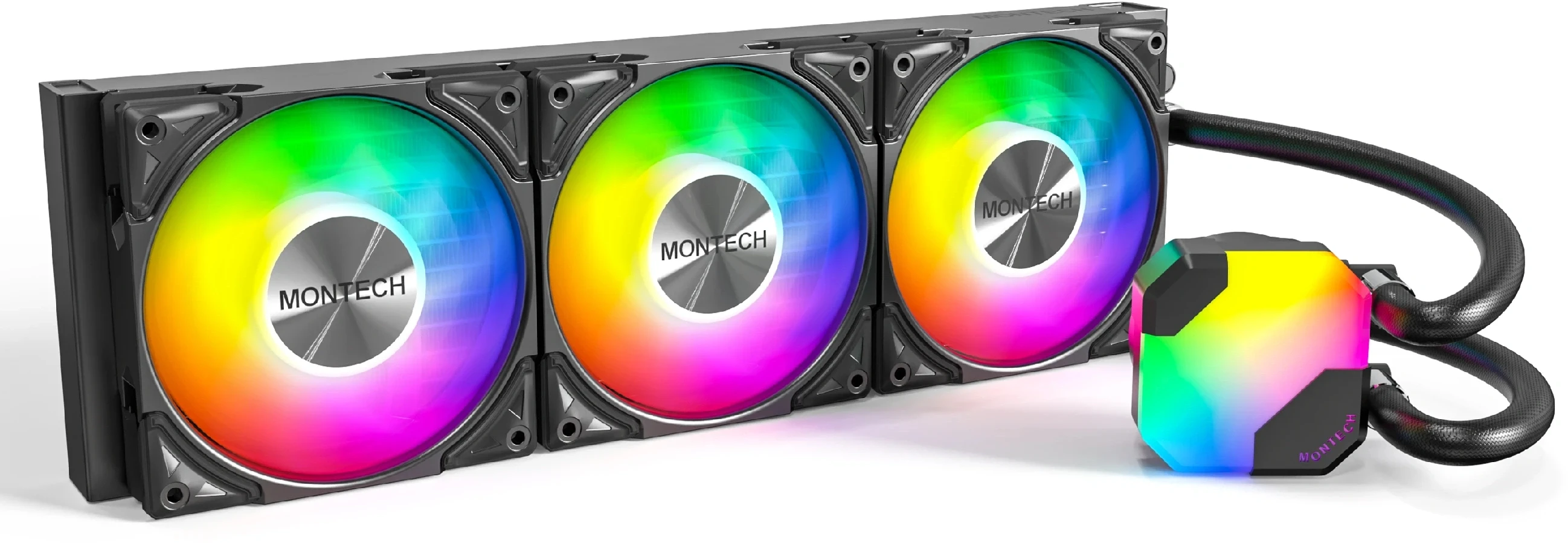 Система жидкостного охлаждения MONTECH HyperFlow ARGB 360 Black
