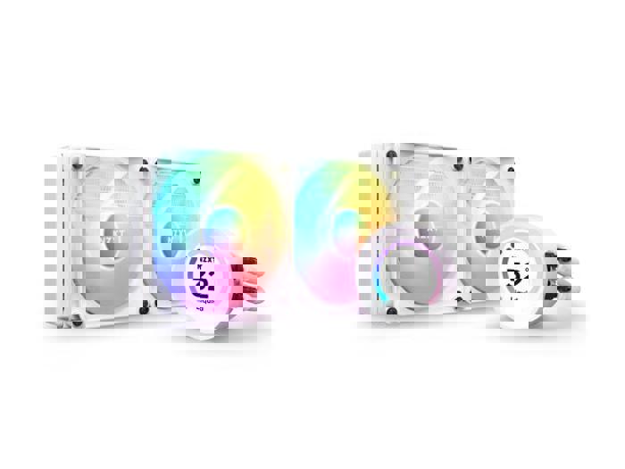 Система жидкостного охлаждения NZXT Kraken Elite 240 RGB White (RL-KR24E-W1)