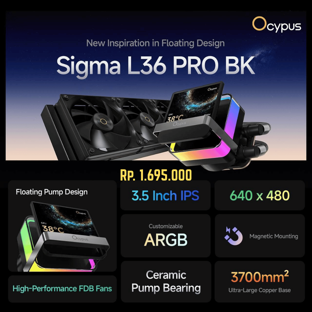 Система жидкостного охлаждения Ocypus Sigma L36 PRO BK