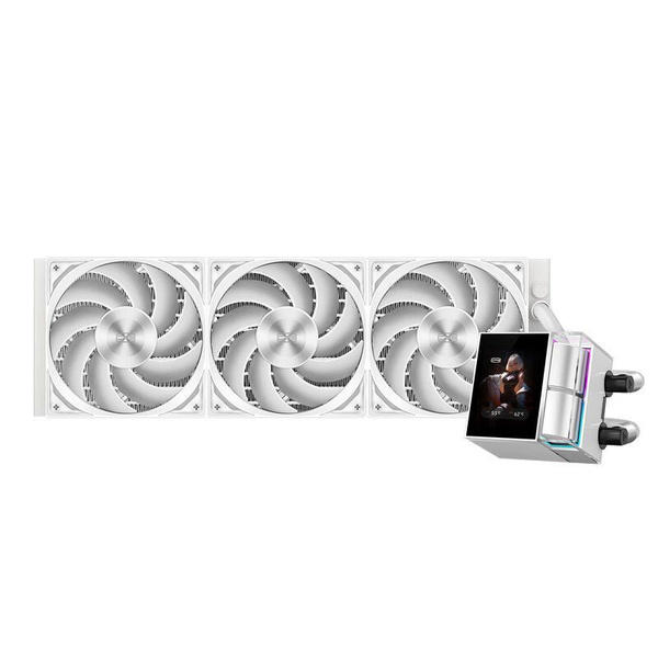 Система жидкостного охлаждения PCcooler DS360 Display White
