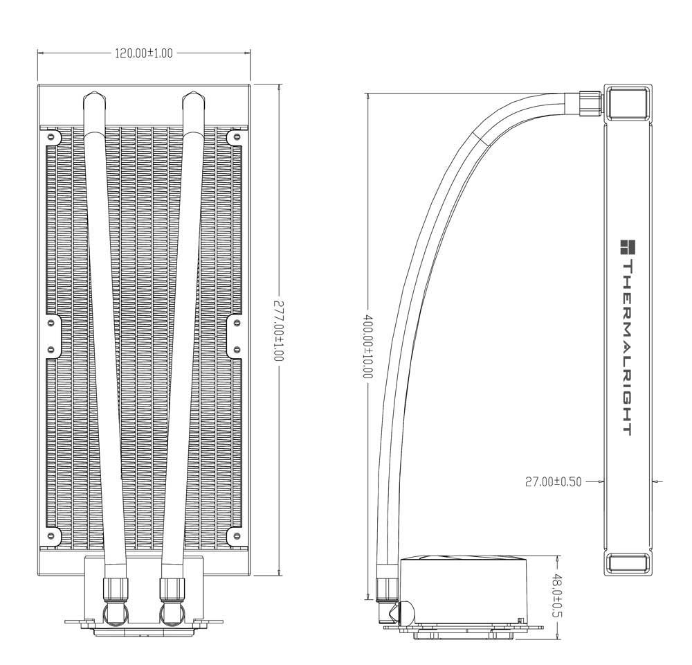 Система жидкостного охлаждения Thermalright Aqua Elite 240 ARGB White V5