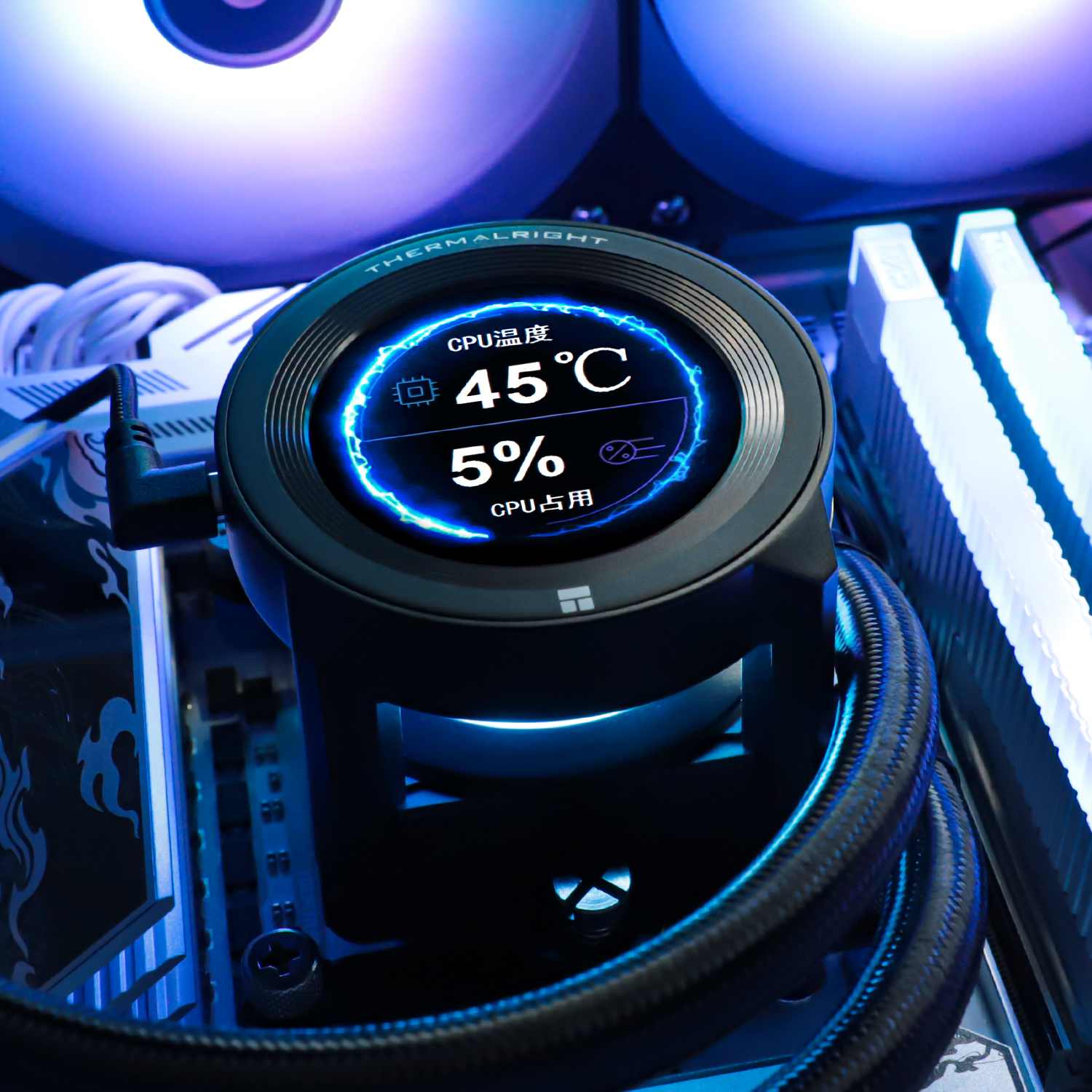 Система жидкостного охлаждения Thermalright Core Vision 360 Black ARGB