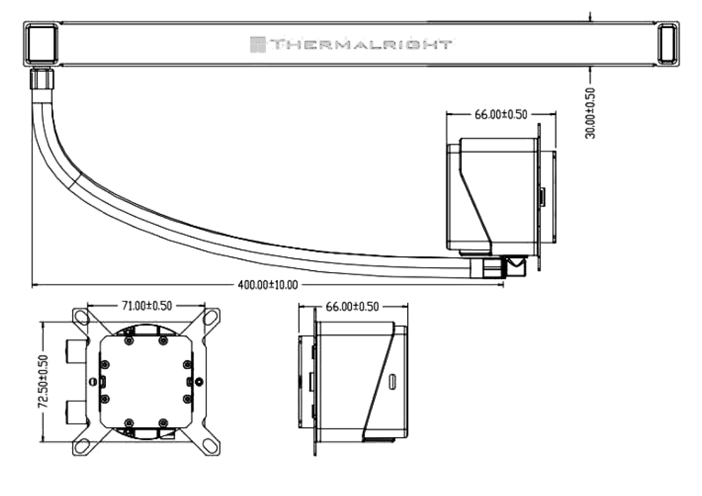 Система жидкостного охлаждения Thermalright Frozen Guardian 360 White