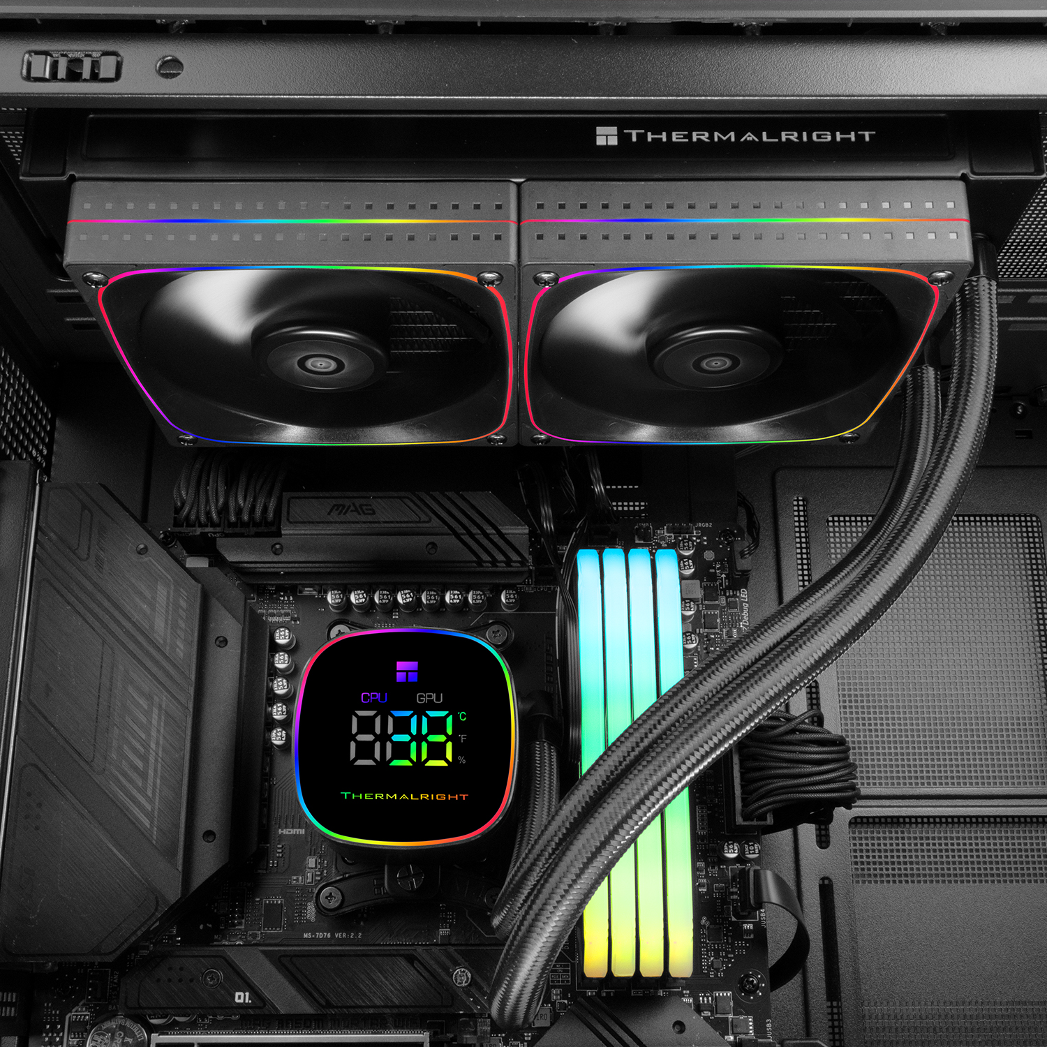 Система жидкостного охлаждения Thermalright Frozen Horizon 240 ARGB White V2