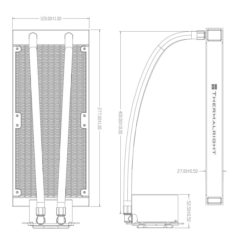 Система жидкостного охлаждения Thermalright Frozen Magic 240 Black ARGB V2