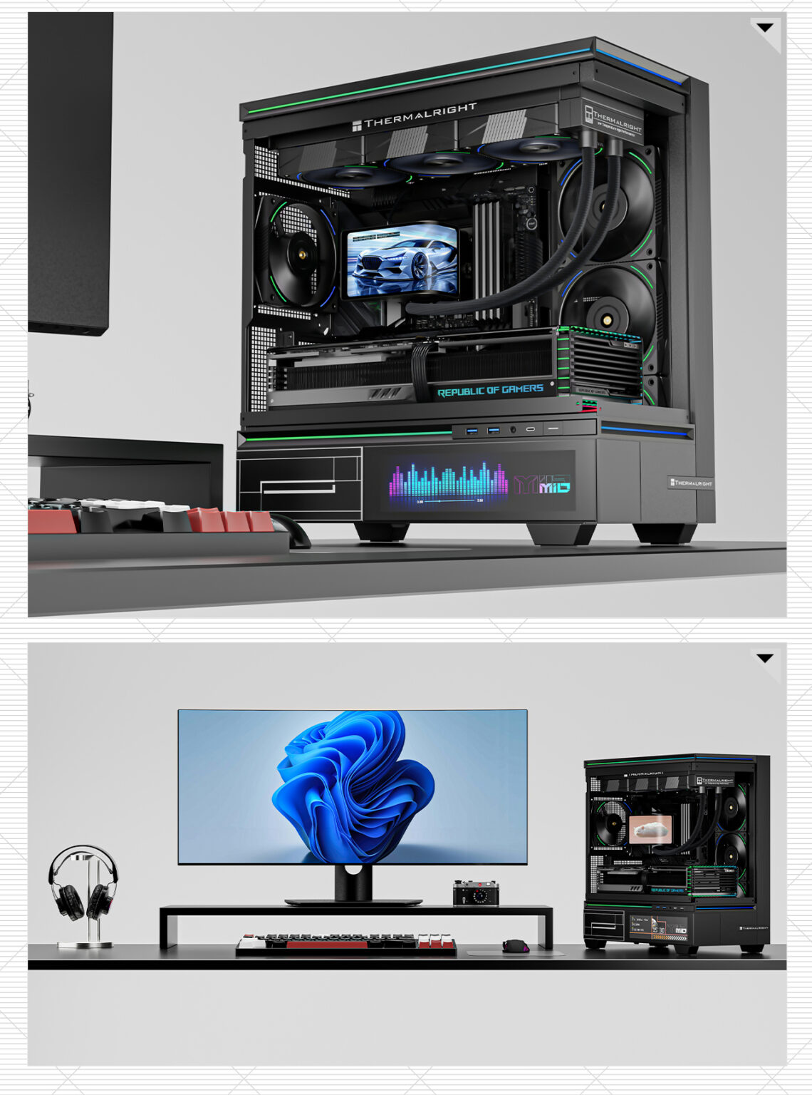 Система жидкостного охлаждения Thermalright Wonder Vision 360 Turbo ARGB Black