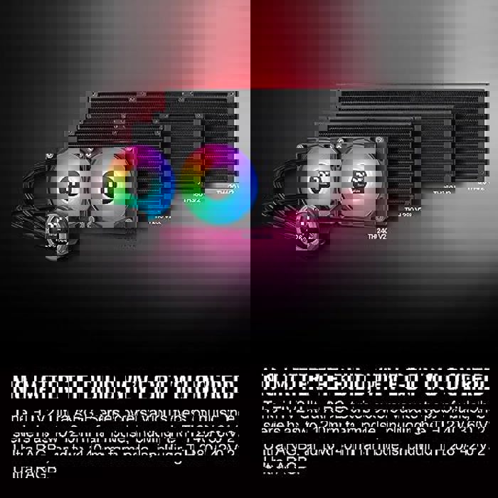 Система жидкостного охлаждения Thermaltake TH240 V2 Ultra ARGB Sync Black