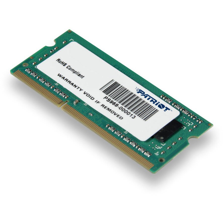 Оперативная память 4GB DDR-III 1600MHz Patriot SO-DIMM (PSD34G1600L2S)