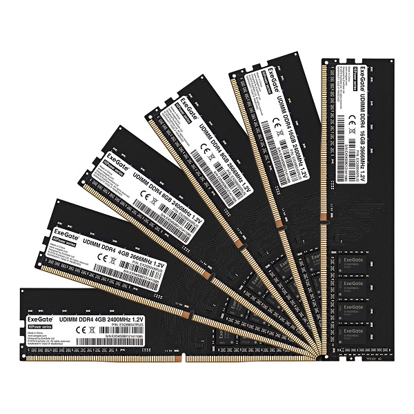 Оперативная память 4GB DDR4 2666MHz ExeGate Value (EX283081RUS)
