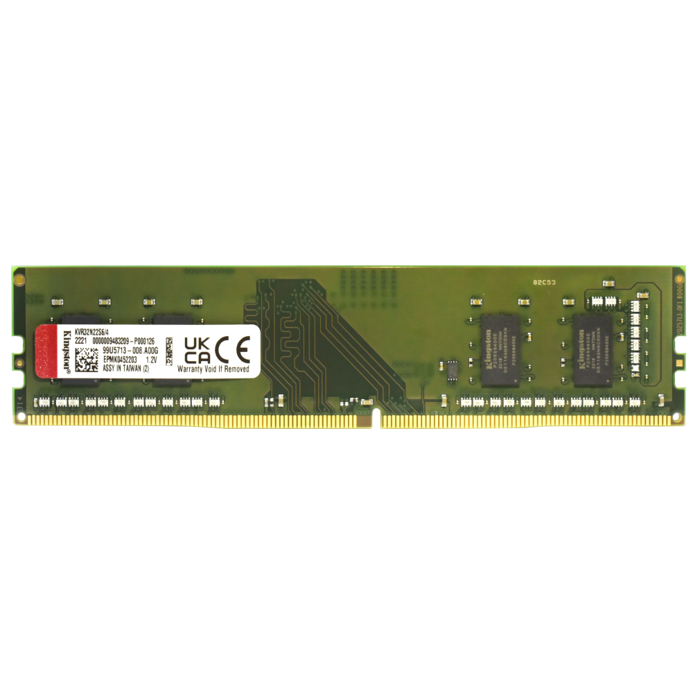Оперативная память 4GB DDR4 3200MHz Kingston (KVR32N22S6/4)