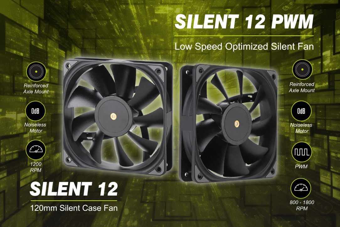 Вентилятор для корпуса GELID Silent 12 PWM (FN-PX12-16)