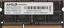 Оперативная память 8GB DDR-III 1333MHz AMD SO-DIMM (R338G1339S2S-UO) OEM