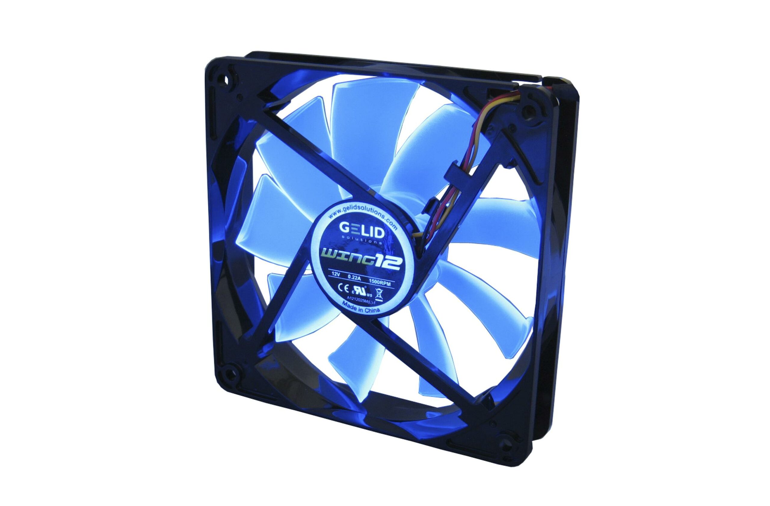 Вентилятор для корпуса GELID Wing 12 UV Blue