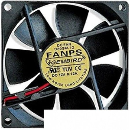 Вентилятор для корпуса Gembird D12025S12L-CF