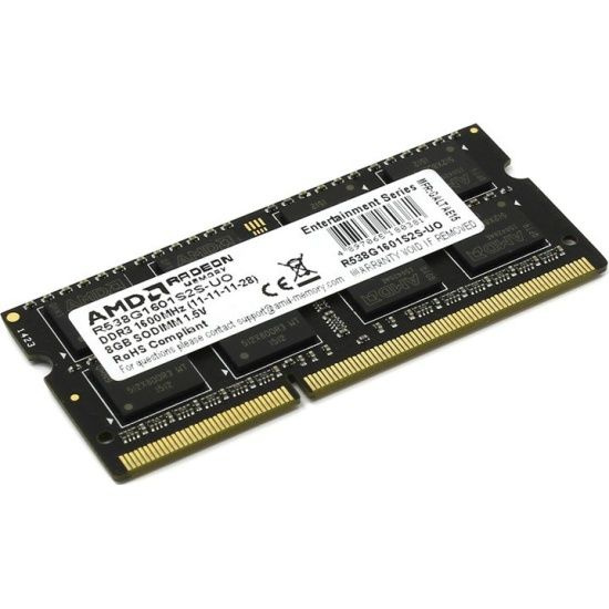 Оперативная память 8GB DDR-III 1600MHz AMD SO-DIMM (R538G1601S2SL-UO) OEM