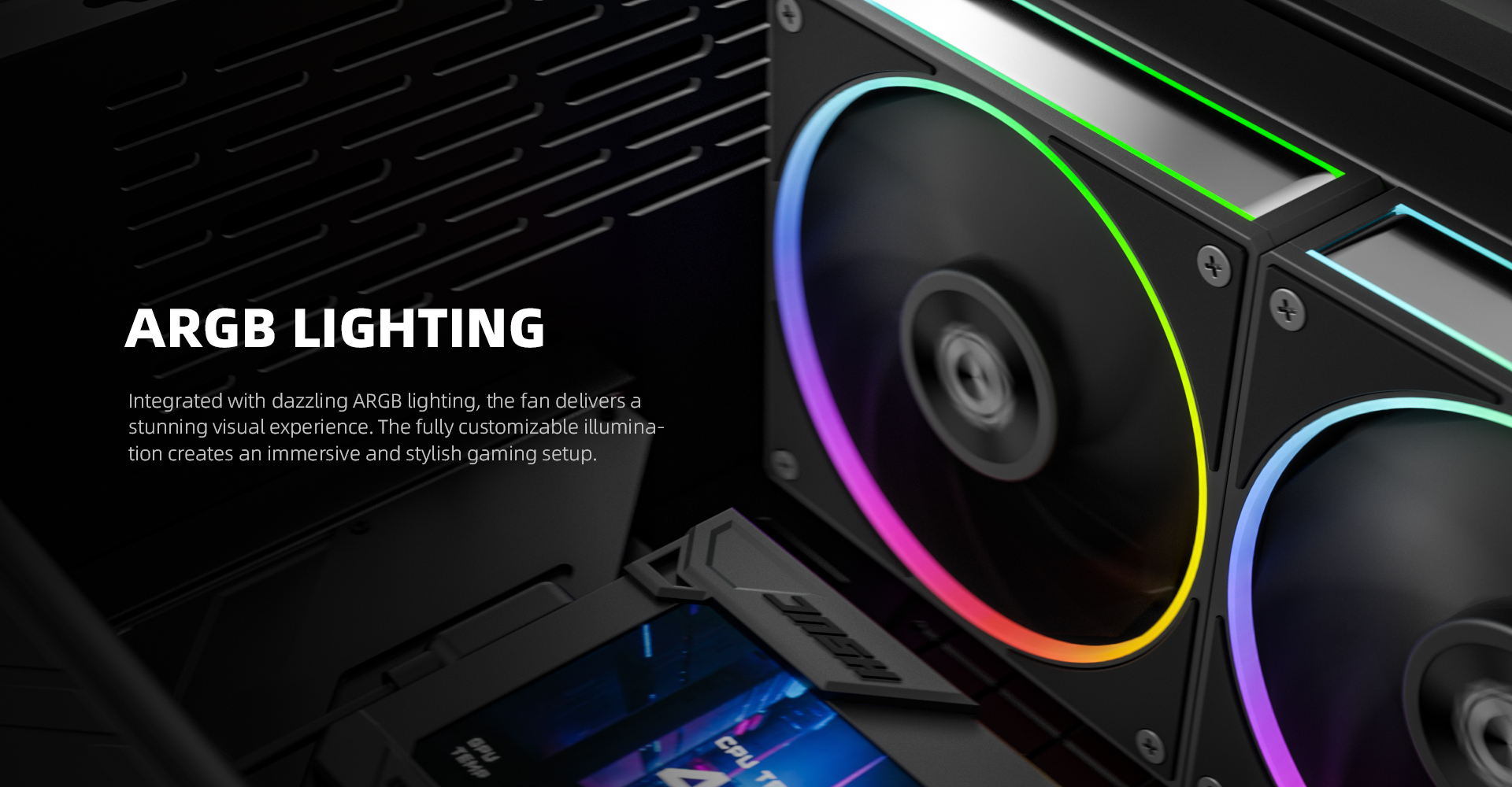 Вентилятор для корпуса ID-COOLING MF-1230-ARGB-K TRIO (3 шт.)