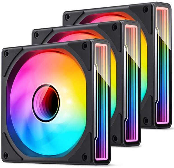 Вентилятор для корпуса Jonsbo ZK-120B Black (3 in 1)