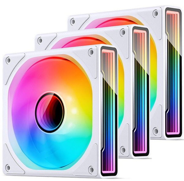 Вентилятор для корпуса Jonsbo ZK-120W White (3 in 1)