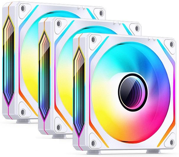 Вентилятор для корпуса Jonsbo ZL-120W White (3 in 1)