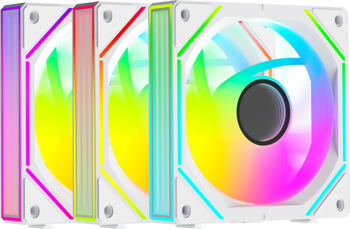 Вентилятор для корпуса Ocypus Gamma F12 UNI WH ARGB (3 шт.)
