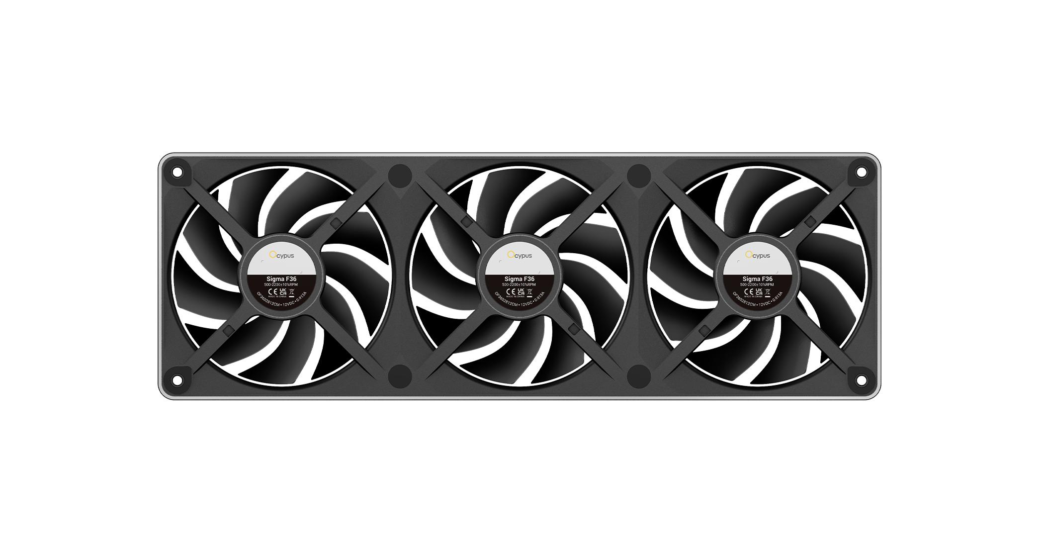 Вентилятор для корпуса Ocypus Sigma F36 WH ARGB