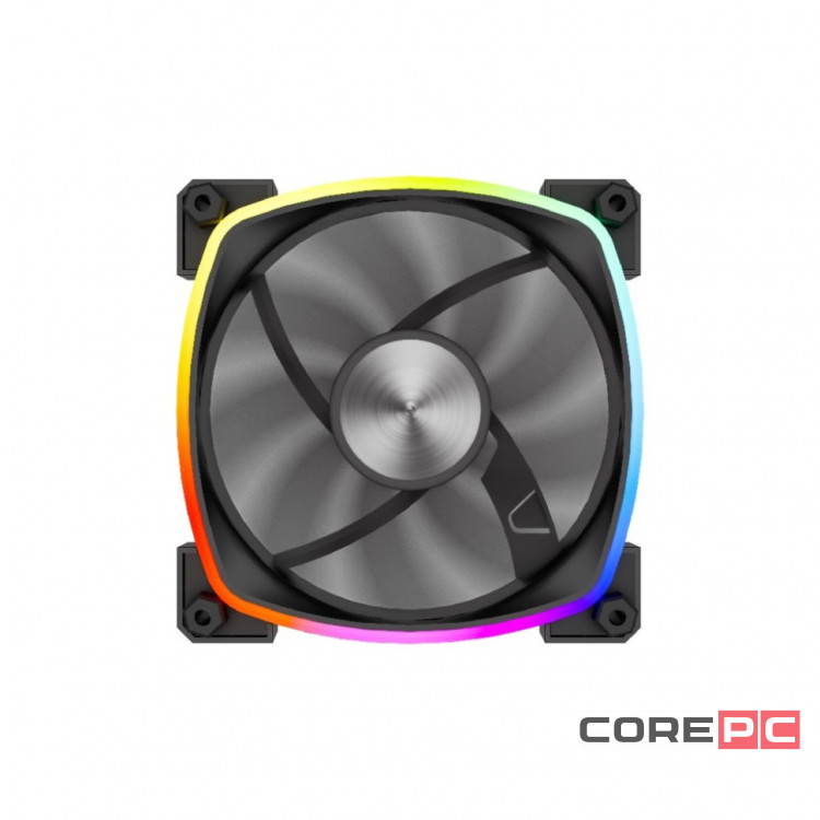 Вентилятор для корпуса Powercase M52-12 ARGB Black OEM