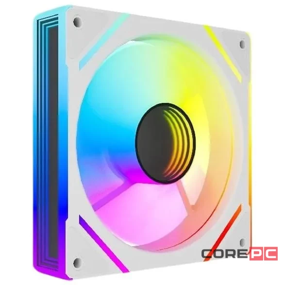 Вентилятор для корпуса Powercase M55-12W ARGB White OEM