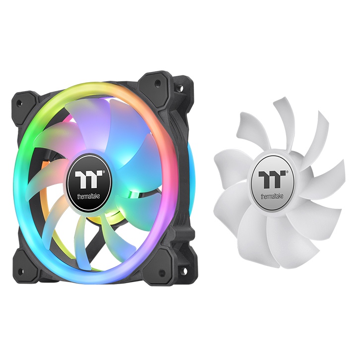 Вентилятор для корпуса Thermaltake CL-F145-PL12SW-A SWAFAN 12 RGB Radiator Fan White (3 Fan Pack)